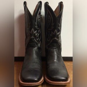 Classic Black Western Cowboy Boots
